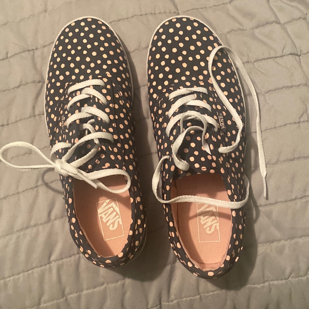 polka dot vans in like new condition